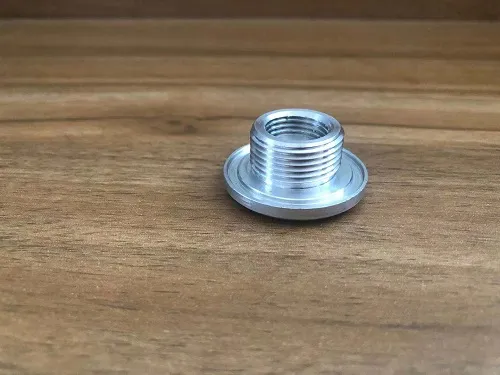 Conector de enfriador de piezas de máquina de aluminio