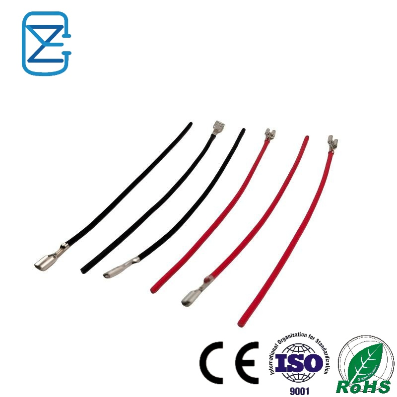 Conector de terminal hembra de espiga con resorte de cobre niquelado Unitech 2.8/4.8/6.3mm aislado para cable de automóvil 500V