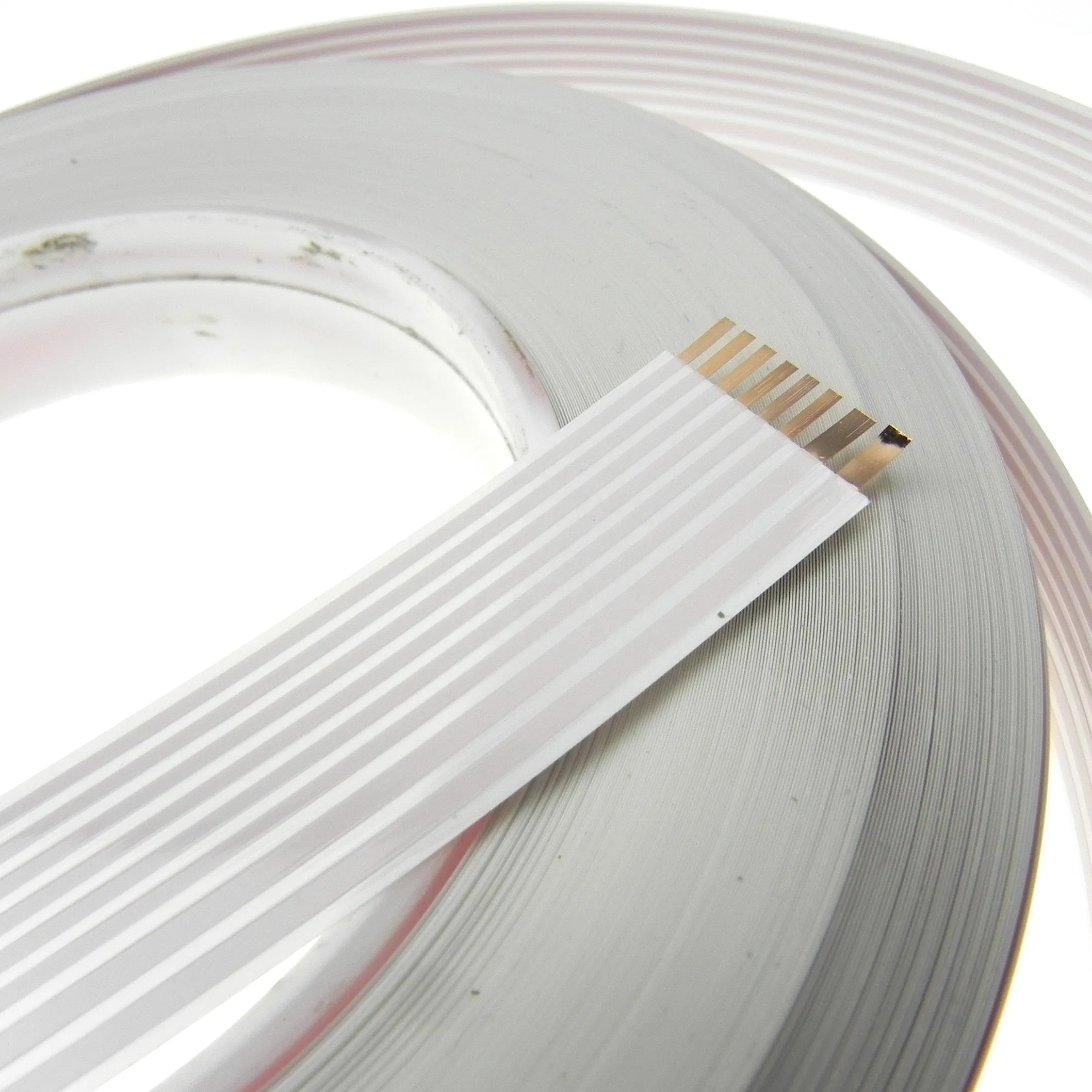 Arnés de cableado de automóvil de alta calidad ODM / OEM Espaciado 2.6/2.2/1.8*8 mm 8pin Cable FFC flexible plano arnés de airbag 890mm para Camry y Jiamei