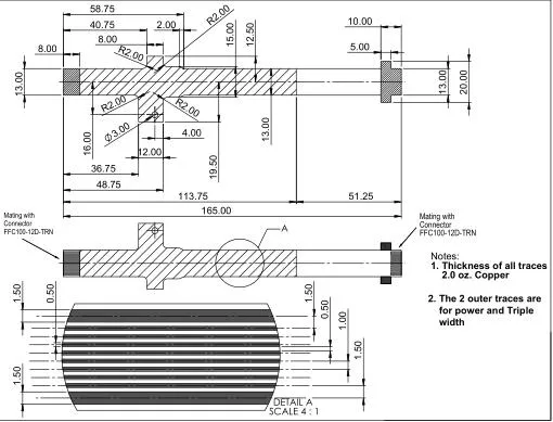 Conector Personalizado, FPC, FFC, Producir una Línea Completa de Circuitos Impresos Planos