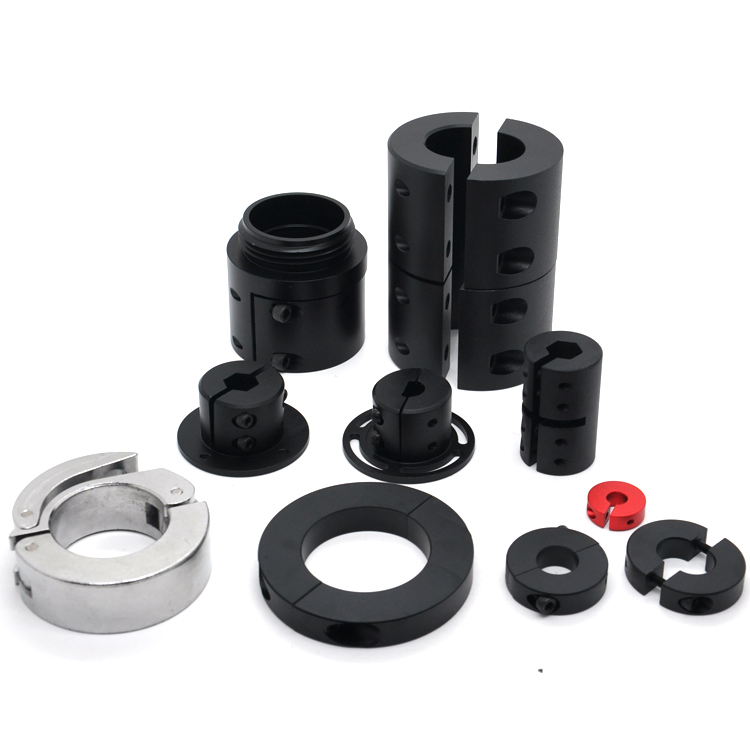 Adaptador rígido de mecanizado personalizado de aluminio, acoplador de conector de eje de motor