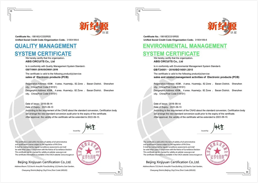 Certificaciones y Calidad