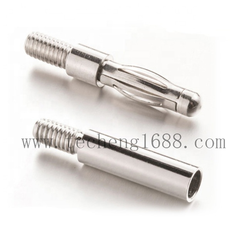 4mm Conector Banana Conector Jack Banana Conexión de Oro Cobre para Motor y Controlador de Velocidad Eléctrico