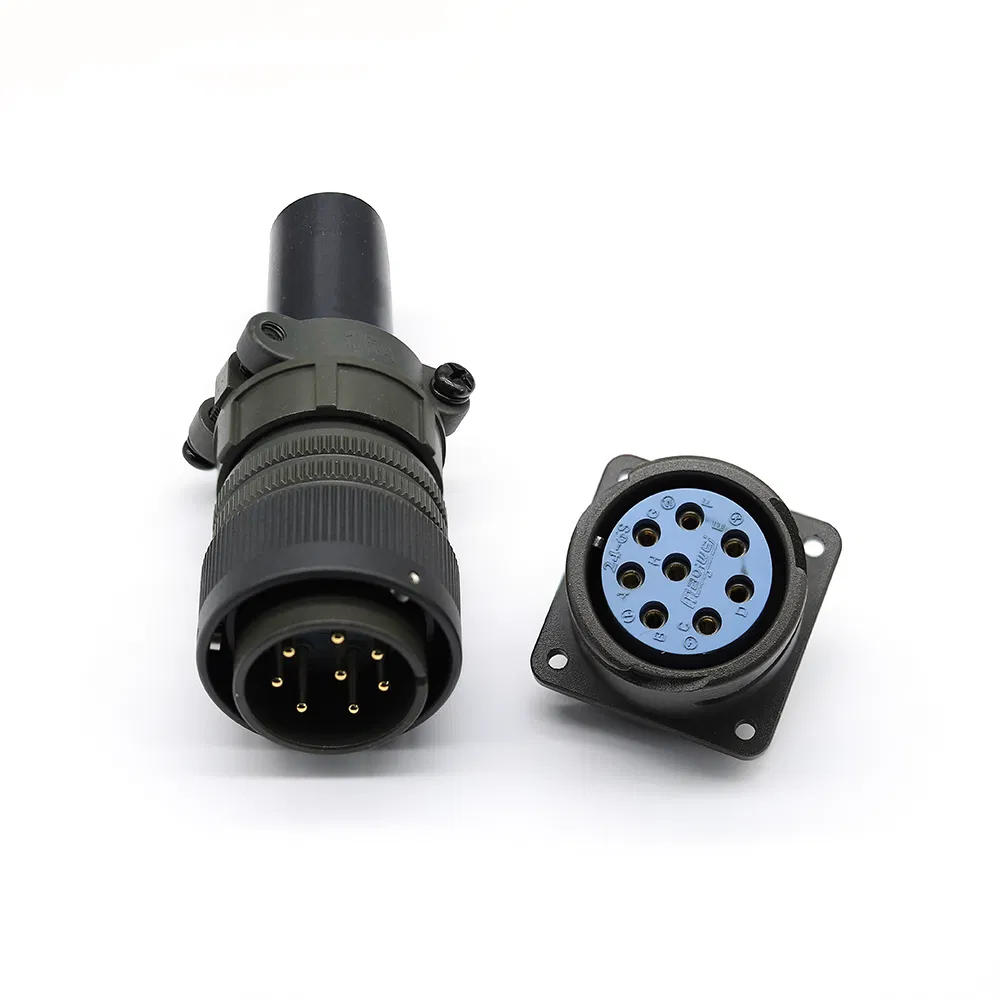 Vg95234 24s-6 8pin Ms3106A Ms3102A Enchufe Soldadura Conector Circular Bayoneta