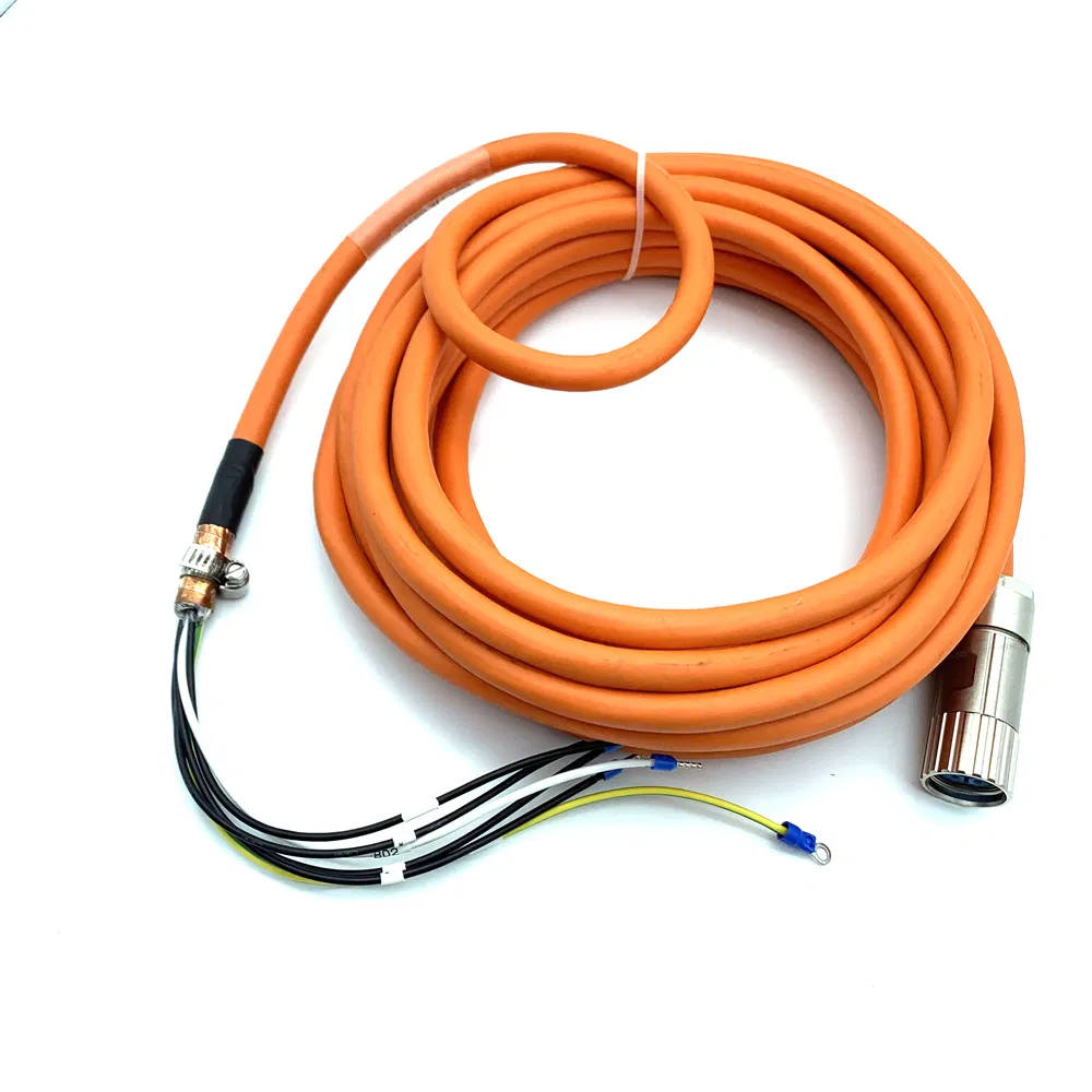 La aplicación de servo de M23 Cable de 6 polos Conector del codificador de servomotor.