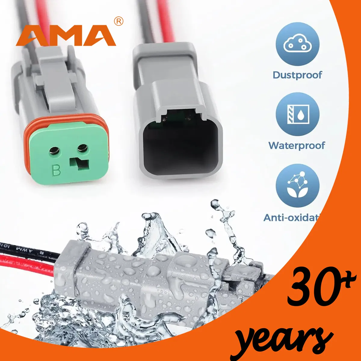Reemplazar conector terminal impermeable de arnés de cableado LED automotriz Jst Jwpf para automóvil