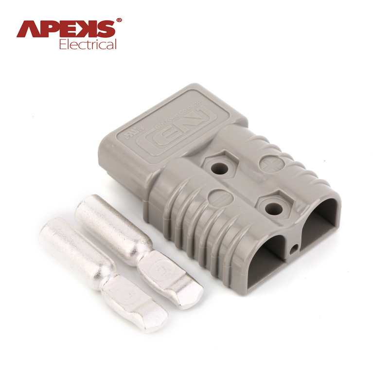 175A Conector de horquilla de doble polo / Conector de cargador de horquilla / Enchufe rápido de batería
