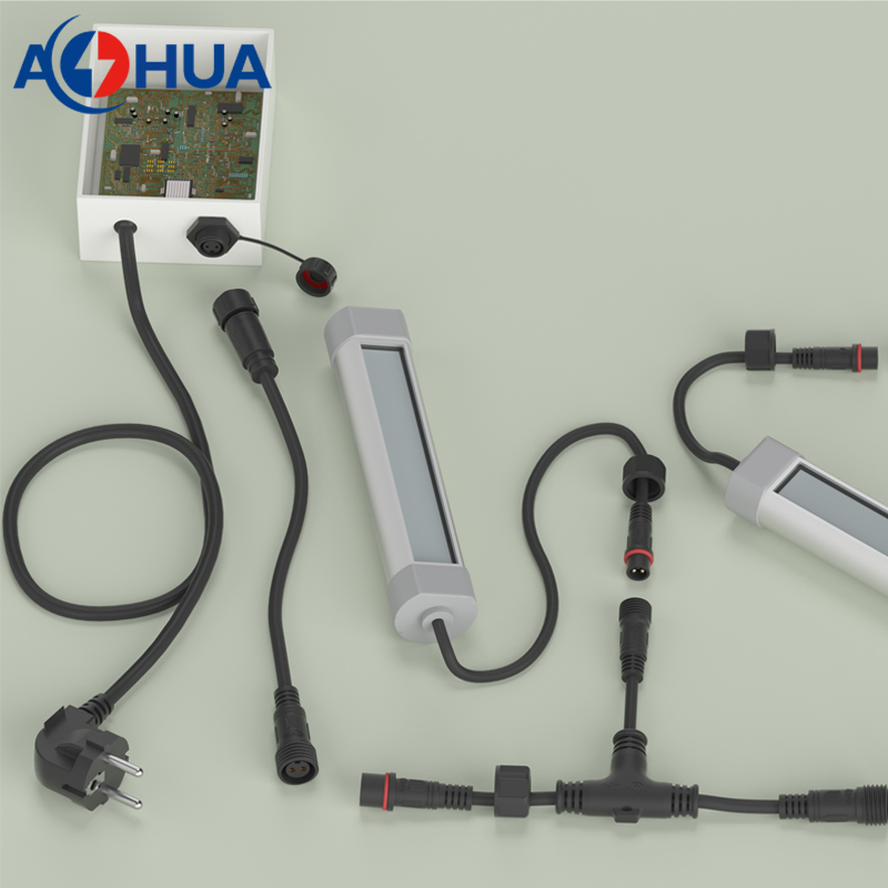 Experto en soluciones de arneses de cableado, distribuidor personalizado de cable de extensión macho hembra, conector impermeable