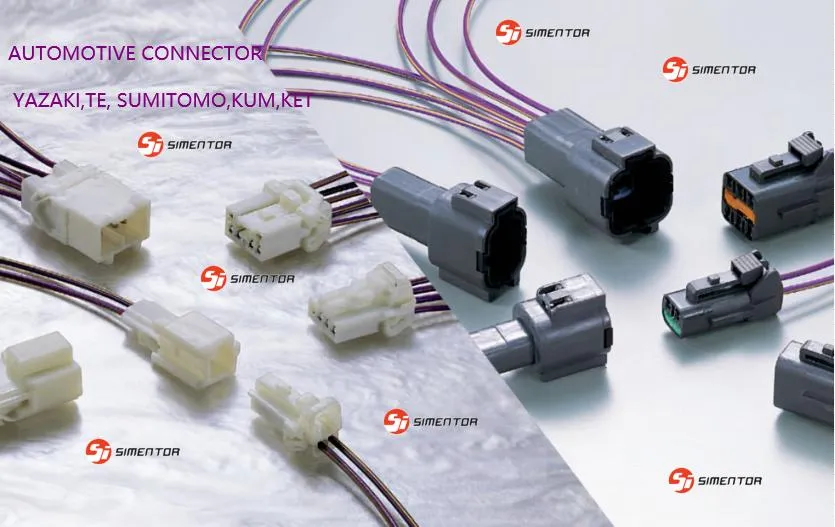 Carcasa de Conector Automotriz, Parte# 6520-0348 Piezas de Auto para Vehículo Eléctrico Automotriz/Coche Eléctrico