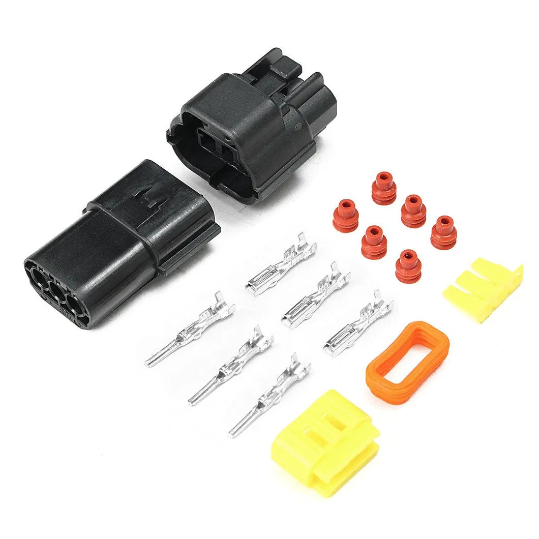 Conector de cable eléctrico de alta tensión para automóviles