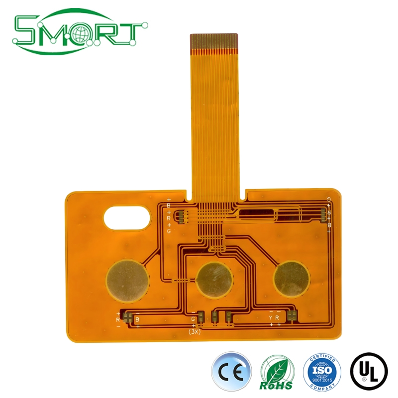 Electrónica inteligente, interruptor de membrana resistente a altas temperaturas, de grado automotriz, altamente flexible, impermeable, ultra delgado, iluminación LED FPC