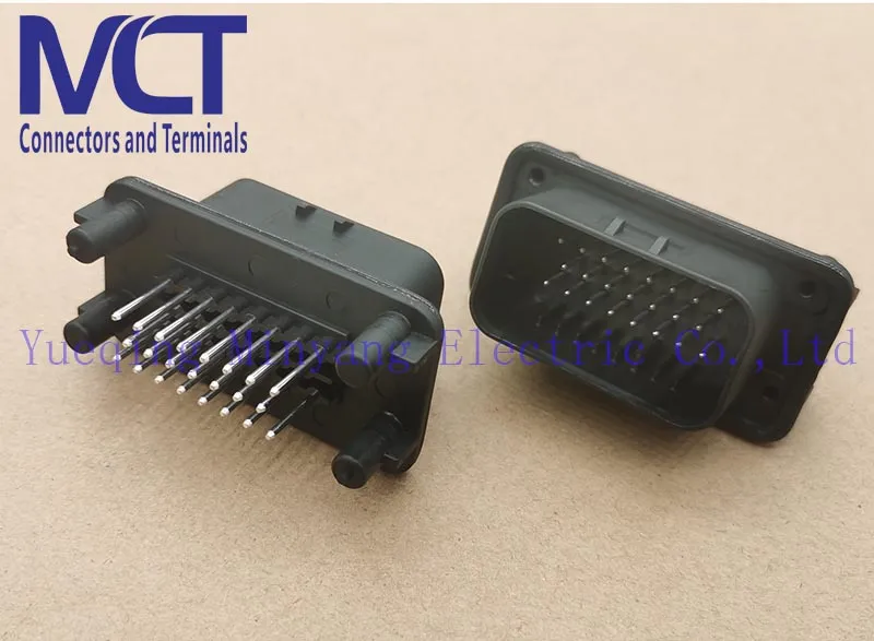 8 Conector de encabezado de pin ECU Ampseal de Tyco Automotive para PCB de potencia 776280-1 vista explosionada