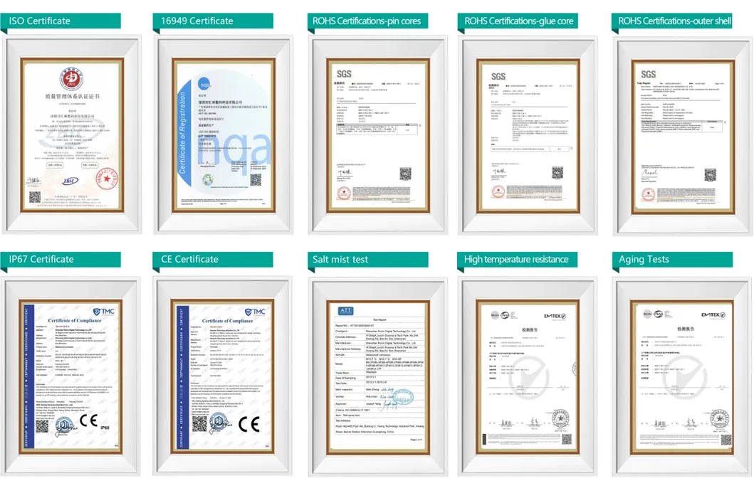 Certificados de Calidad e ISO