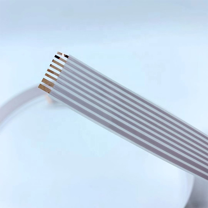 Arnés de cableado de automóvil de alta calidad ODM / OEM Espaciado 2.6/2.2/1.8*8 mm 8pin Cable FFC flexible plano arnés de airbag 890mm para Camry y Jiamei