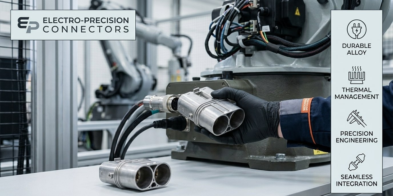 Conector de doble orificio de fundición a presión de zinc directo de fábrica con retención lateral para el sistema de energía Nev