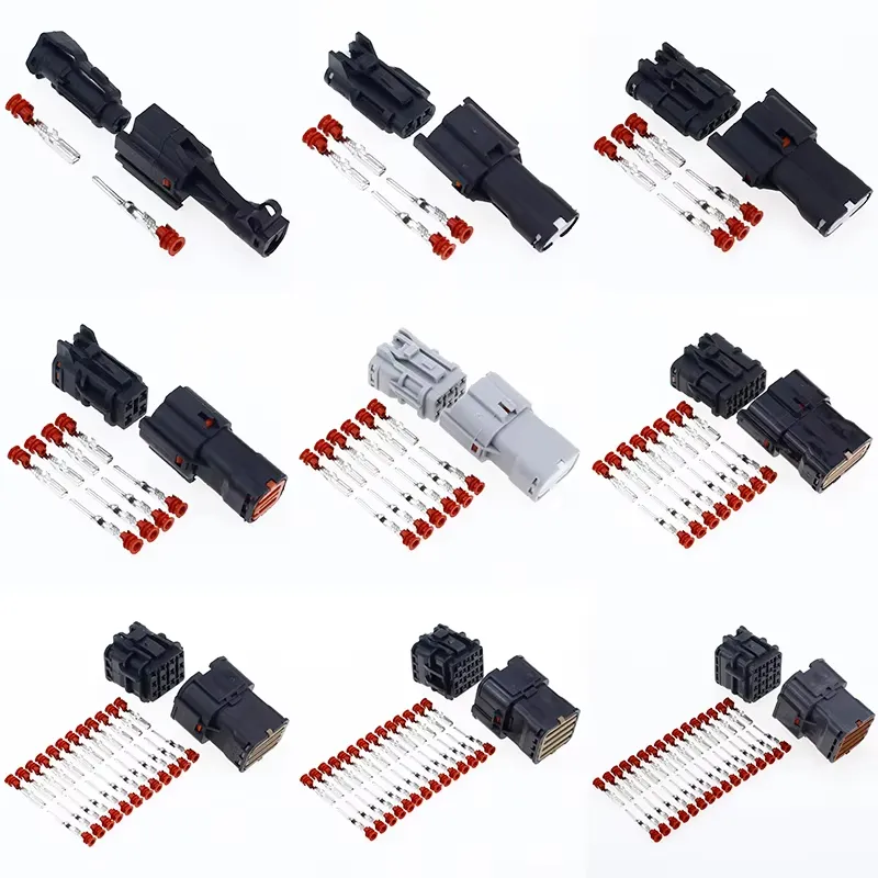 Arnés de cableado de conector de automóvil 8pin conector de sensor de oxígeno enchufe impermeable