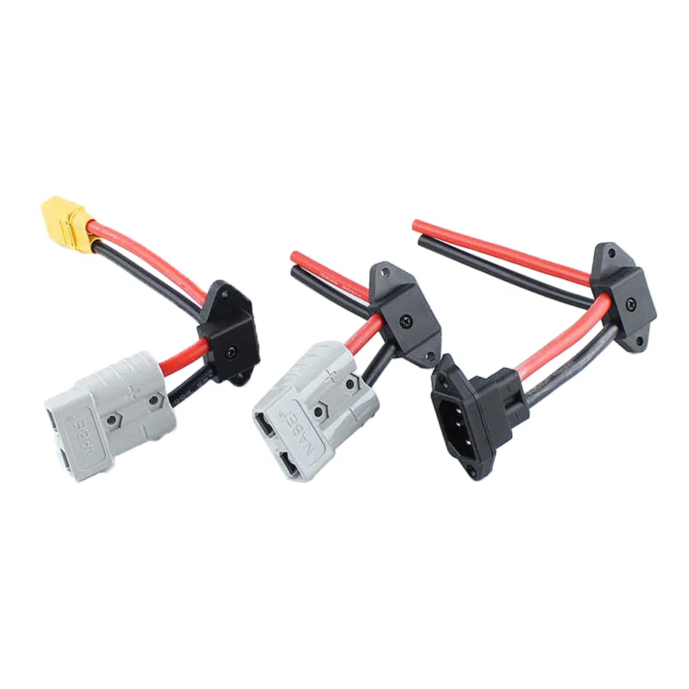 50A Cable de carga de batería de litio a Xt90 conector de enchufe para ensamblaje de cable de socket de carga de vehículo eléctrico