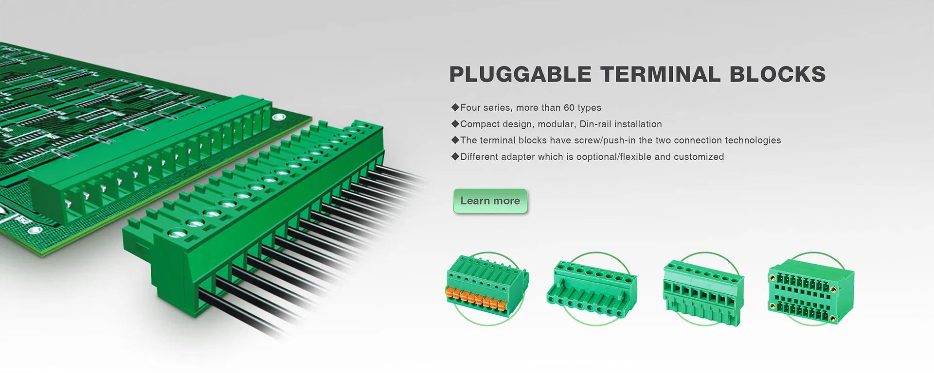 Estructura interna del conector terminal