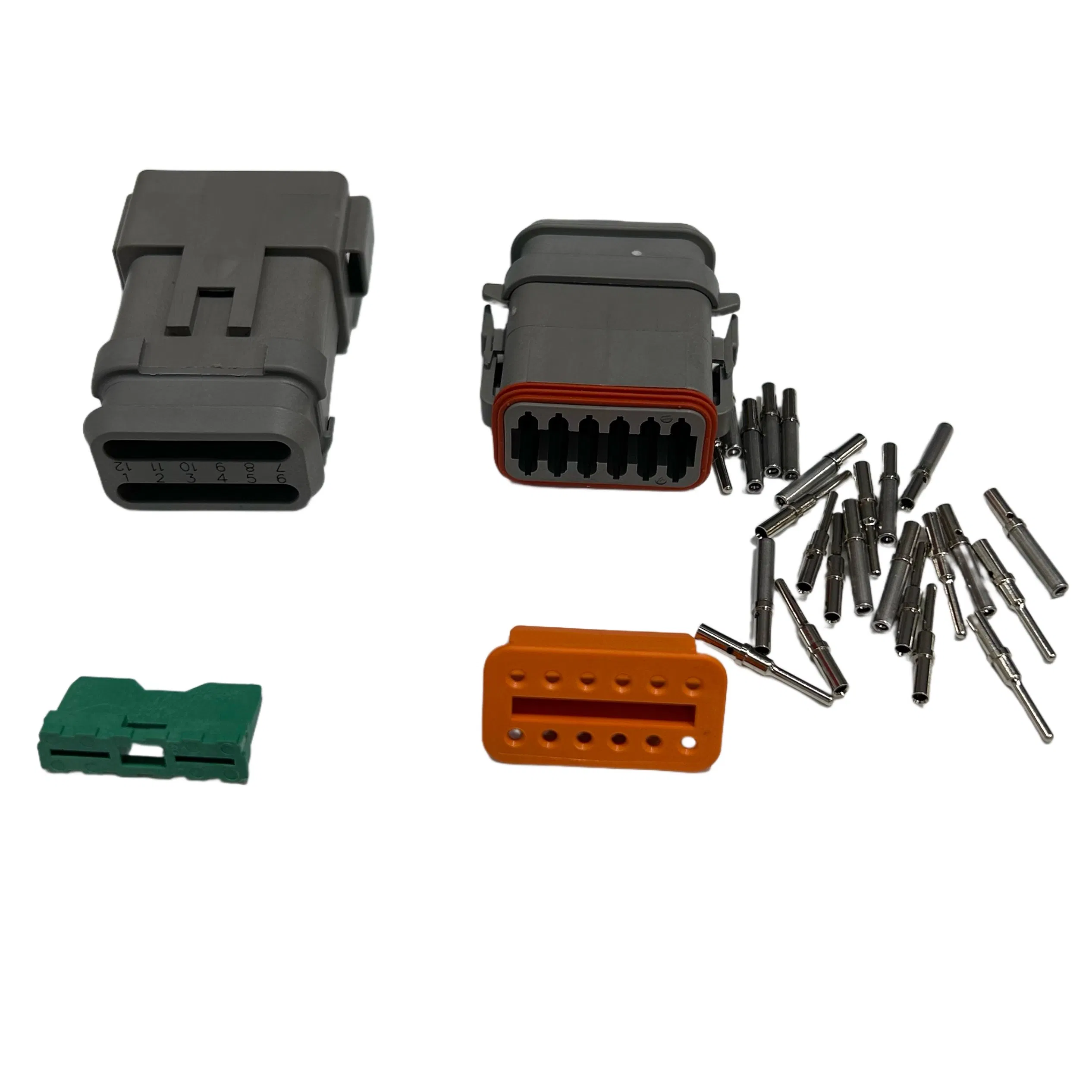 4/6/8/12 Pin Dt06-6s-E008 Dt06-6p-E008 Conector Dt Macho y Hembra Automotriz Impermeable Sellado Con Conector de Coche con Terminal