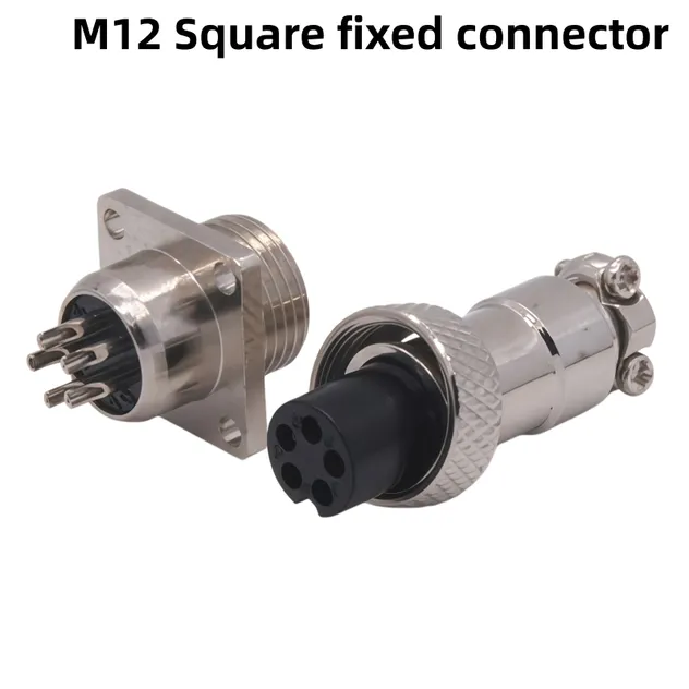 M12 5-Pin Conector Masculino Perfecto para Necesidades de Sensores y Automatización