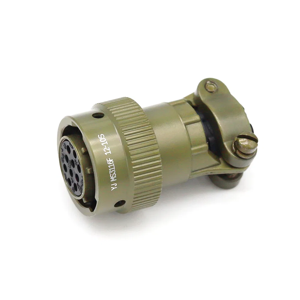 Conector de soldadura con bloqueo de bayoneta duradero para 10-Pin aplicaciones