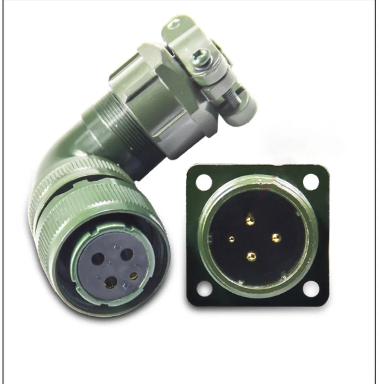 Conector de retroalimentación del codificador Huada Guangshu Mige 4-Core 4p Línea de alimentación motor servo con conector de aviación 15 Núcleo 15p