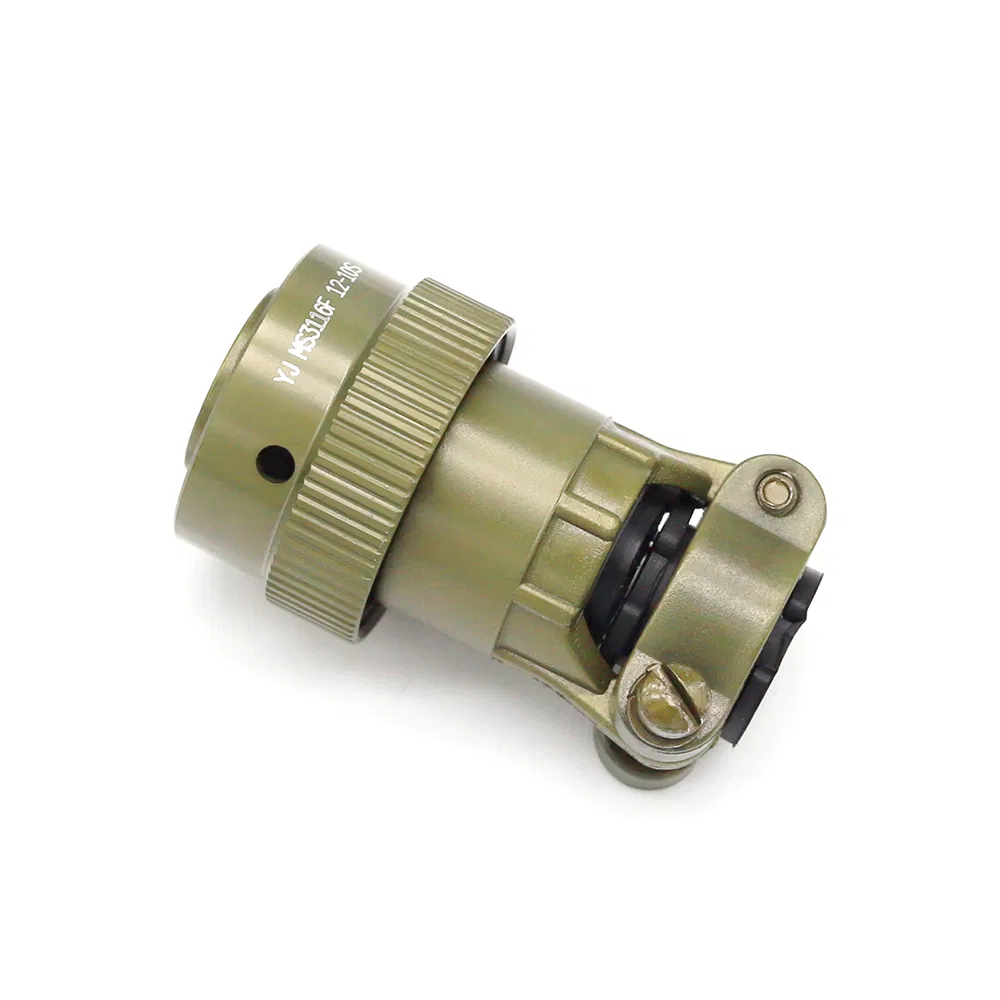 Conector de soldadura con bloqueo de bayoneta duradero para 10-Pin aplicaciones