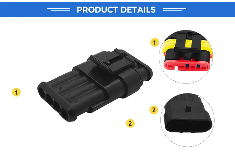 Conector resistente al agua