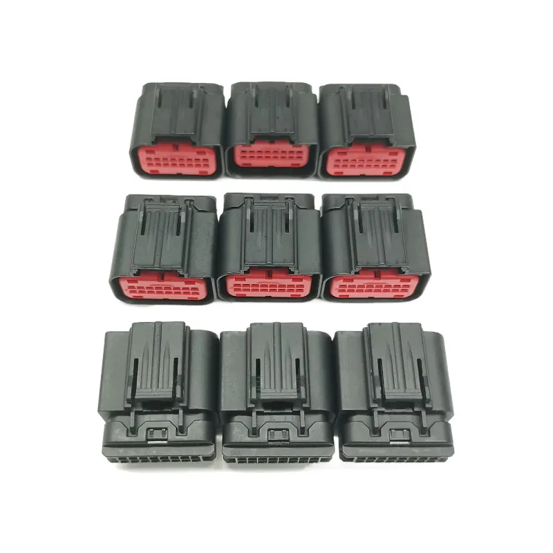 Conector de cable resistente al agua hembra de 3 contactos para automoción conector HDSC