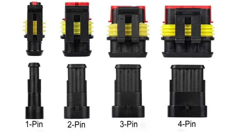 Detalles de especificación conector impermeable 1