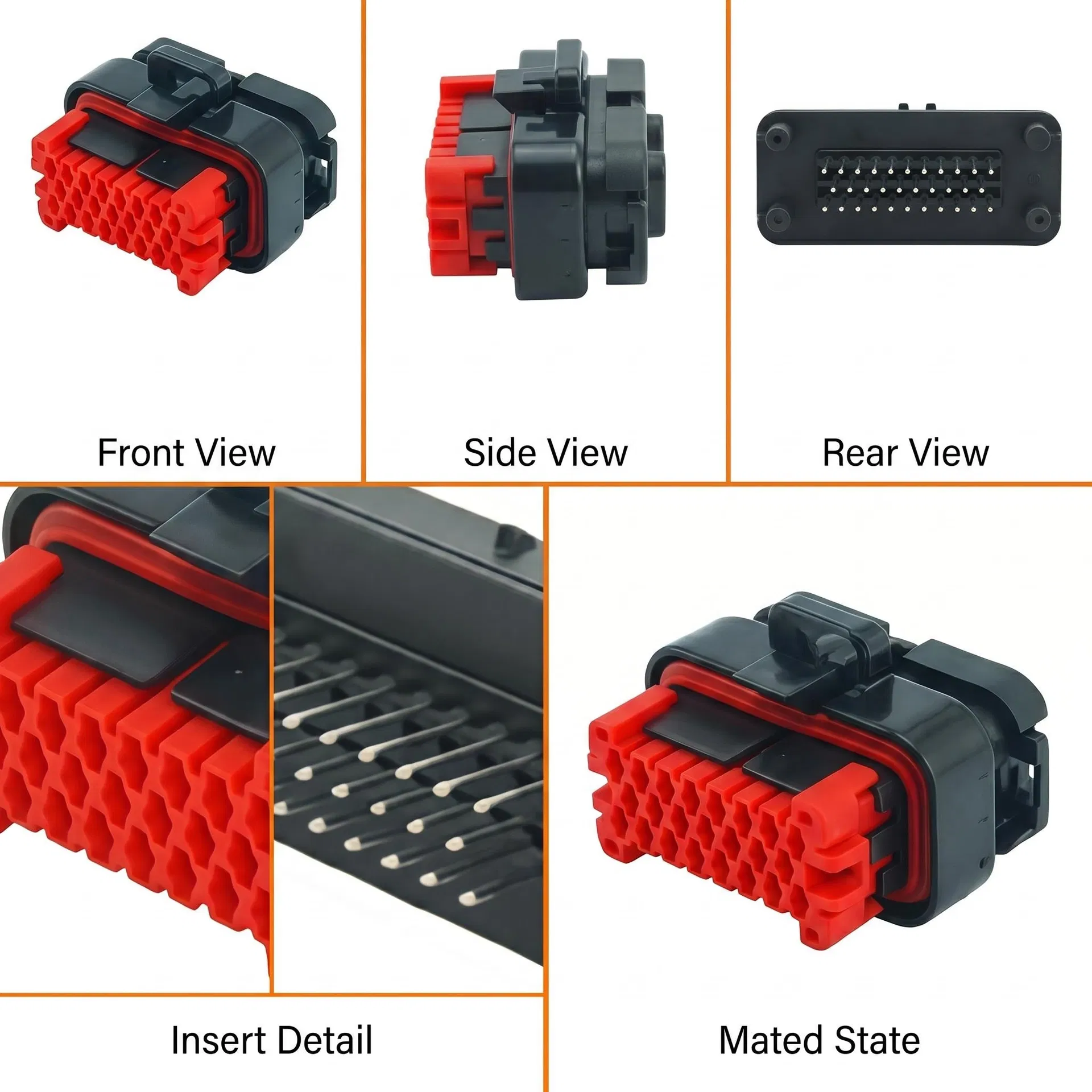Conector eléctrico impermeable