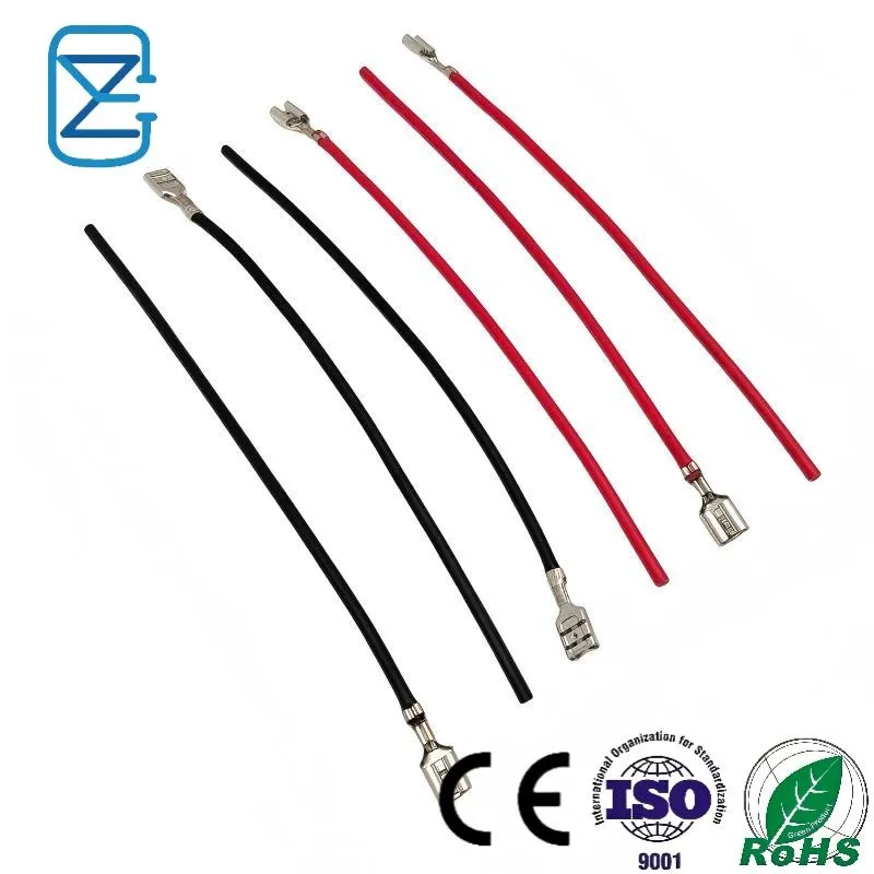 Conector de terminal hembra de espiga con resorte de cobre niquelado aislado para cable de automóvil