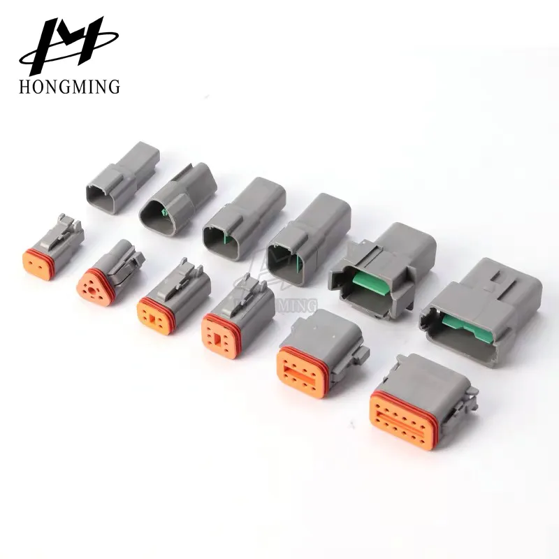 8 Conector Automotriz Deutsch Vista Frontal