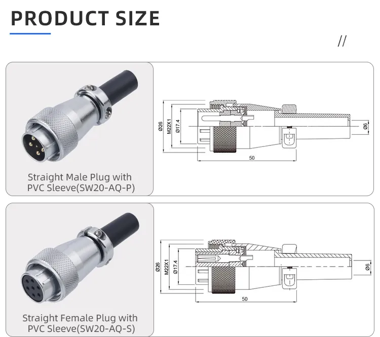 Conector circular
