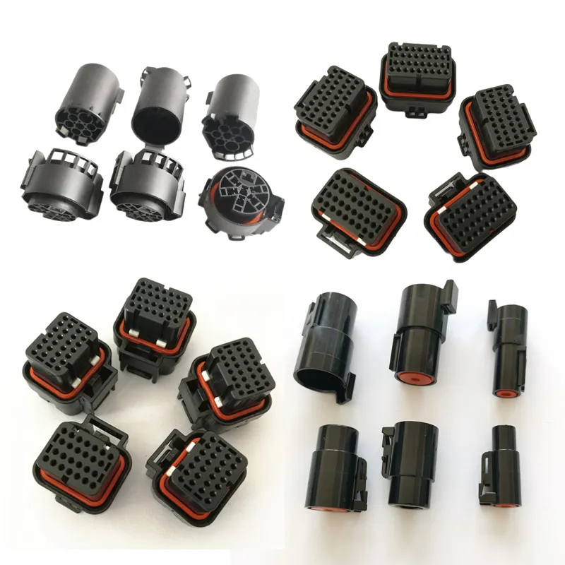Conector Sello Automotriz Molex 8 Enchufe Macho Negro Mx150 Serie 3.5mm
