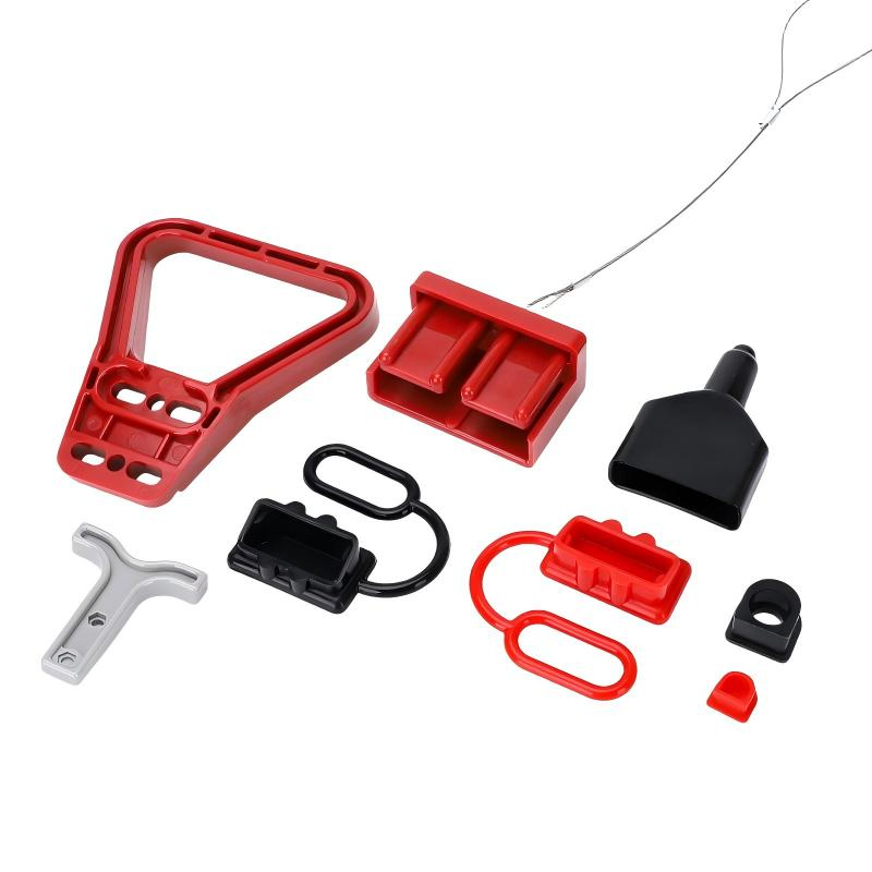 Conector de Carga de Batería de Montacargas con Mango en Triángulo 50A 120A 175A 350A para Vehículo Eléctrico de Energía Solar