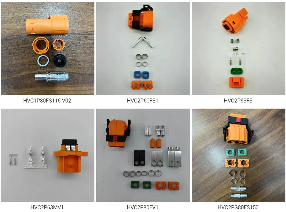 Conjunto de arnés de cableado con blindaje metálico de alta tensión Hvil 2 con conector para sistema automotriz eléctrico Hvc2p60fs1