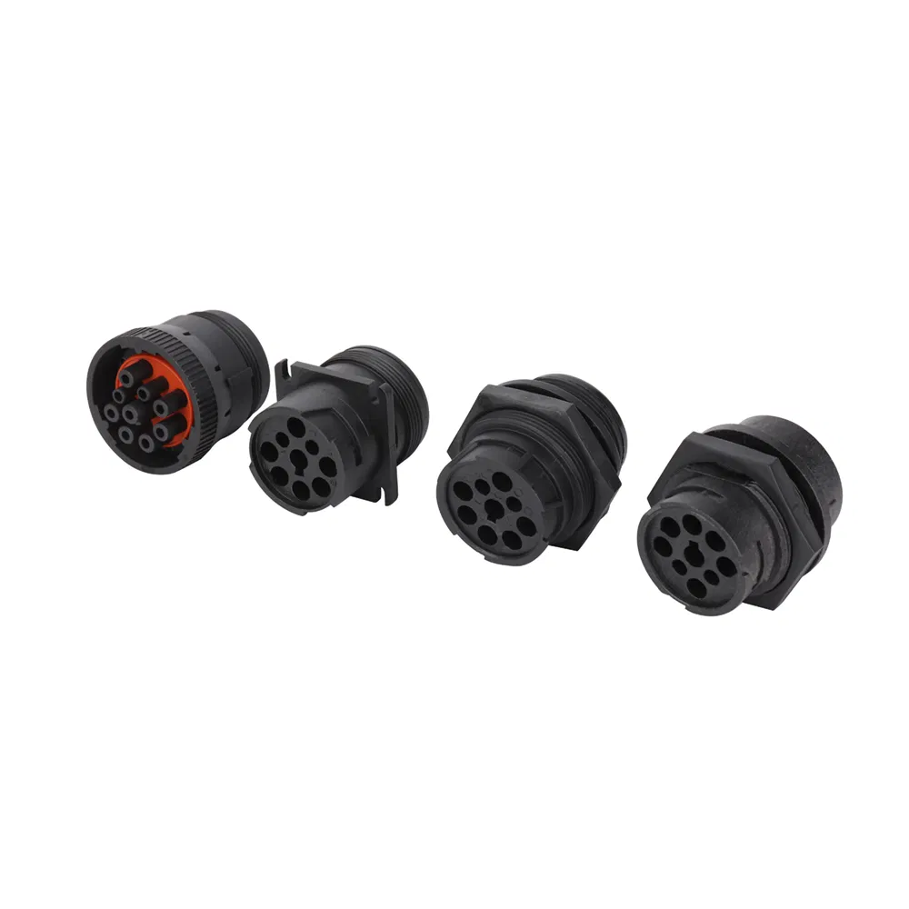 Tipo Personalizado 1 J1939 9p Enchufe para Conector Automotriz 12p
