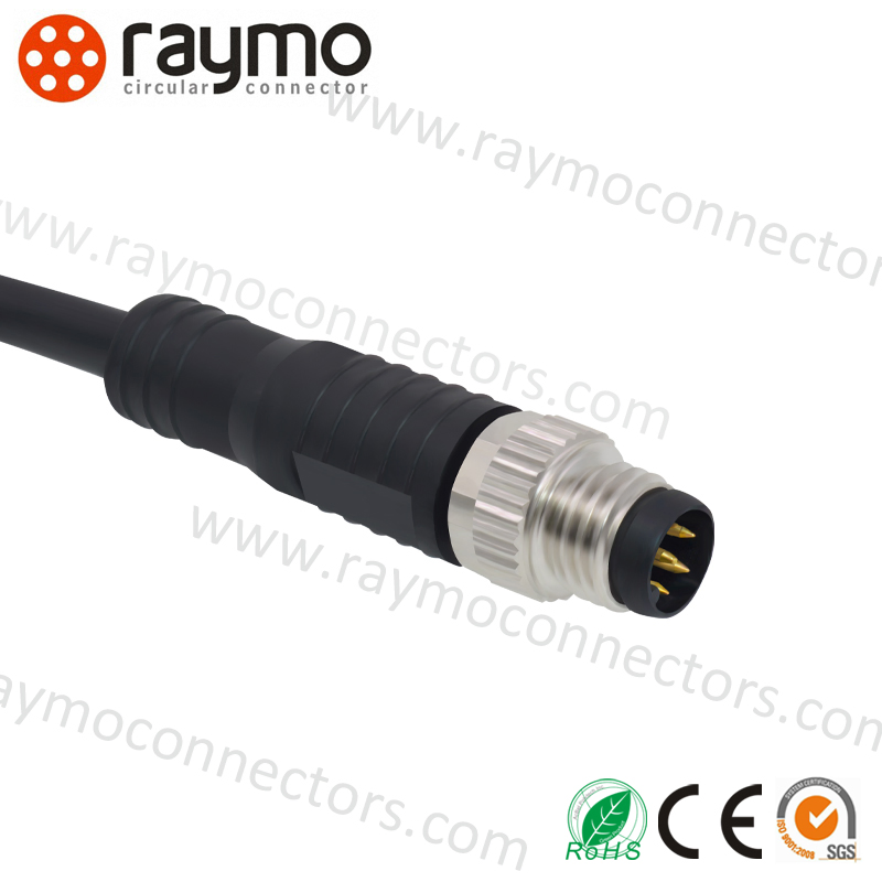 Mejor Precio M8 M12 3pins Masculino Femenino Conector de Sensor
