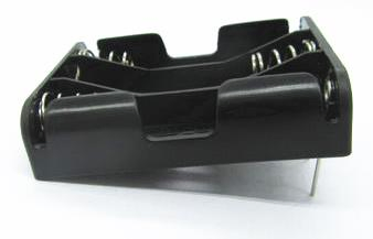 Soporte de batería versátil para 3 pilas AA