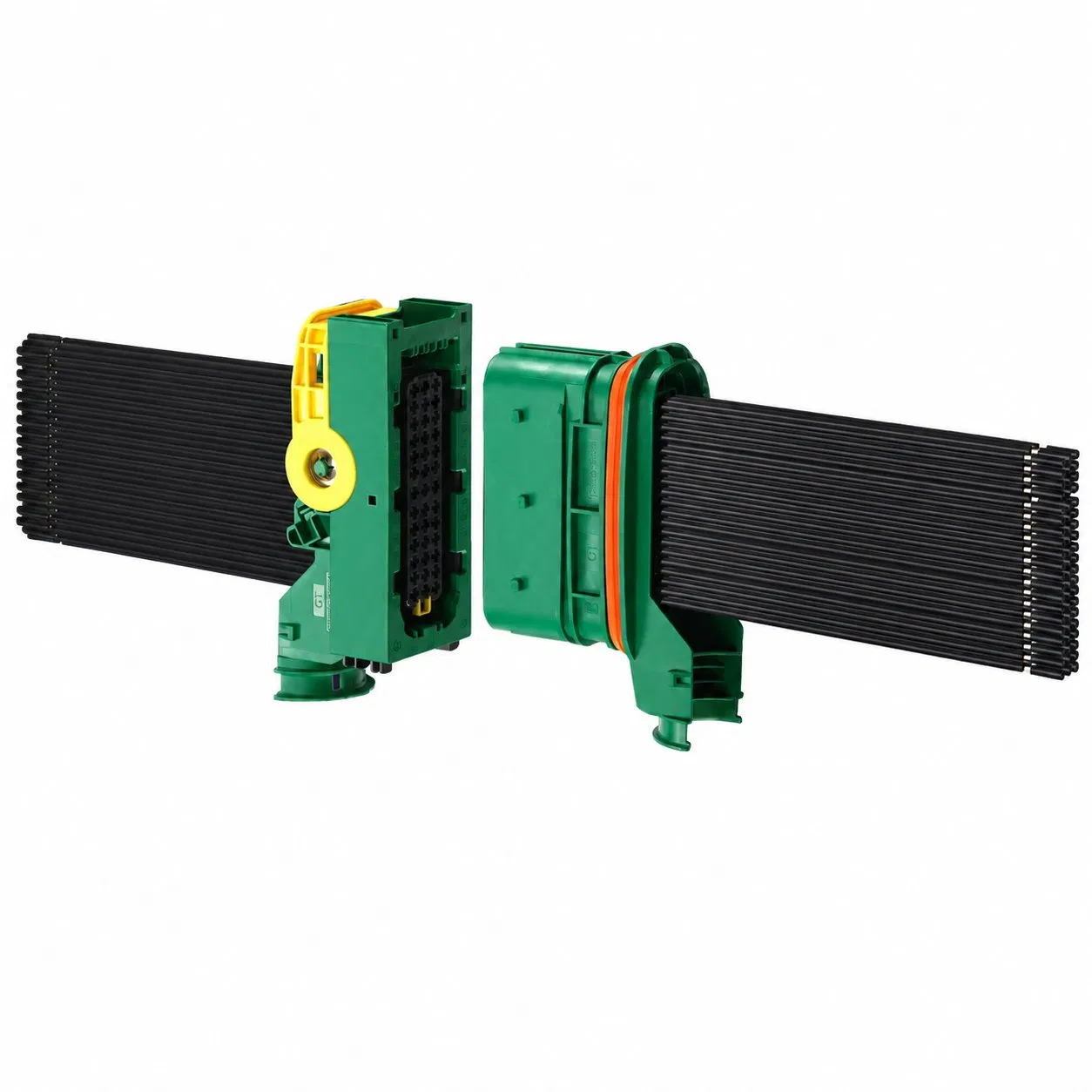 Conector de plástico circular, conector de montaje en brida, conector hembra a prueba de agua para automóviles, conector eléctrico a prueba de agua para automóviles, conector automático a prueba de agua