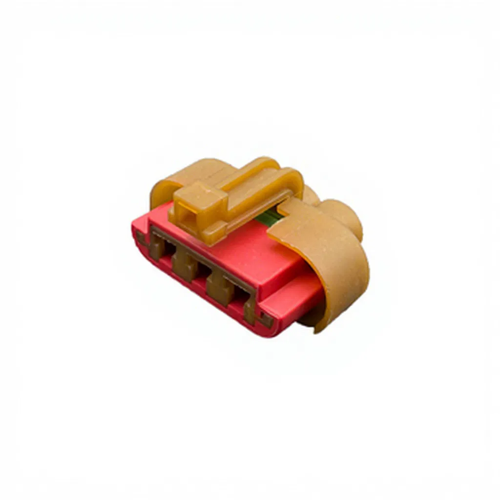 Rh7032ya-4.8-21 3 Pin IP67 Impermeable PA6 Conector Automotriz 4.8mm Terminal para Arnes de Cableado de Vehículo