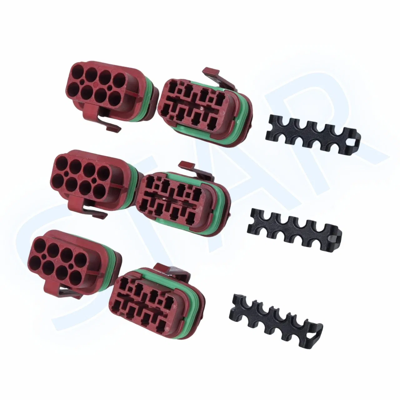 32006 Conectores de Distribución de Potencia para Estándares de la Industria 2.8mm Huella Mini para Fusibles, Relés y Gestión de Circuitos