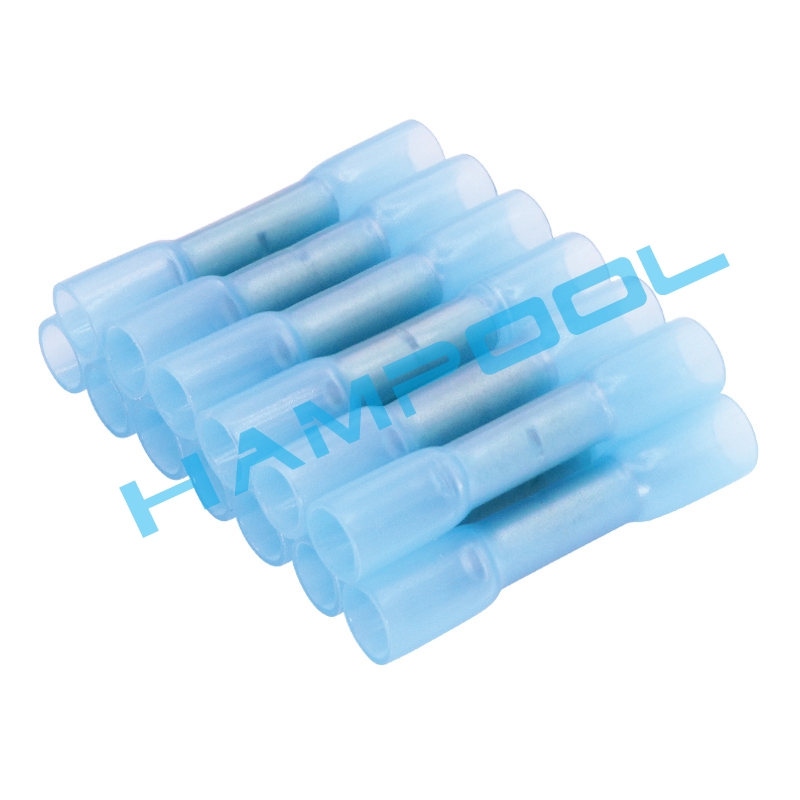 Conectores eléctricos a prueba de agua de grado marino Hampool 200 PCS, conectores de extremo termorretráctiles
