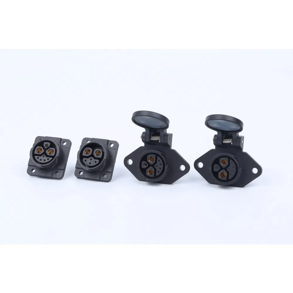 2 Pin de alta tensión IP67 Conector de motor impermeable para sistemas de baterías de litio