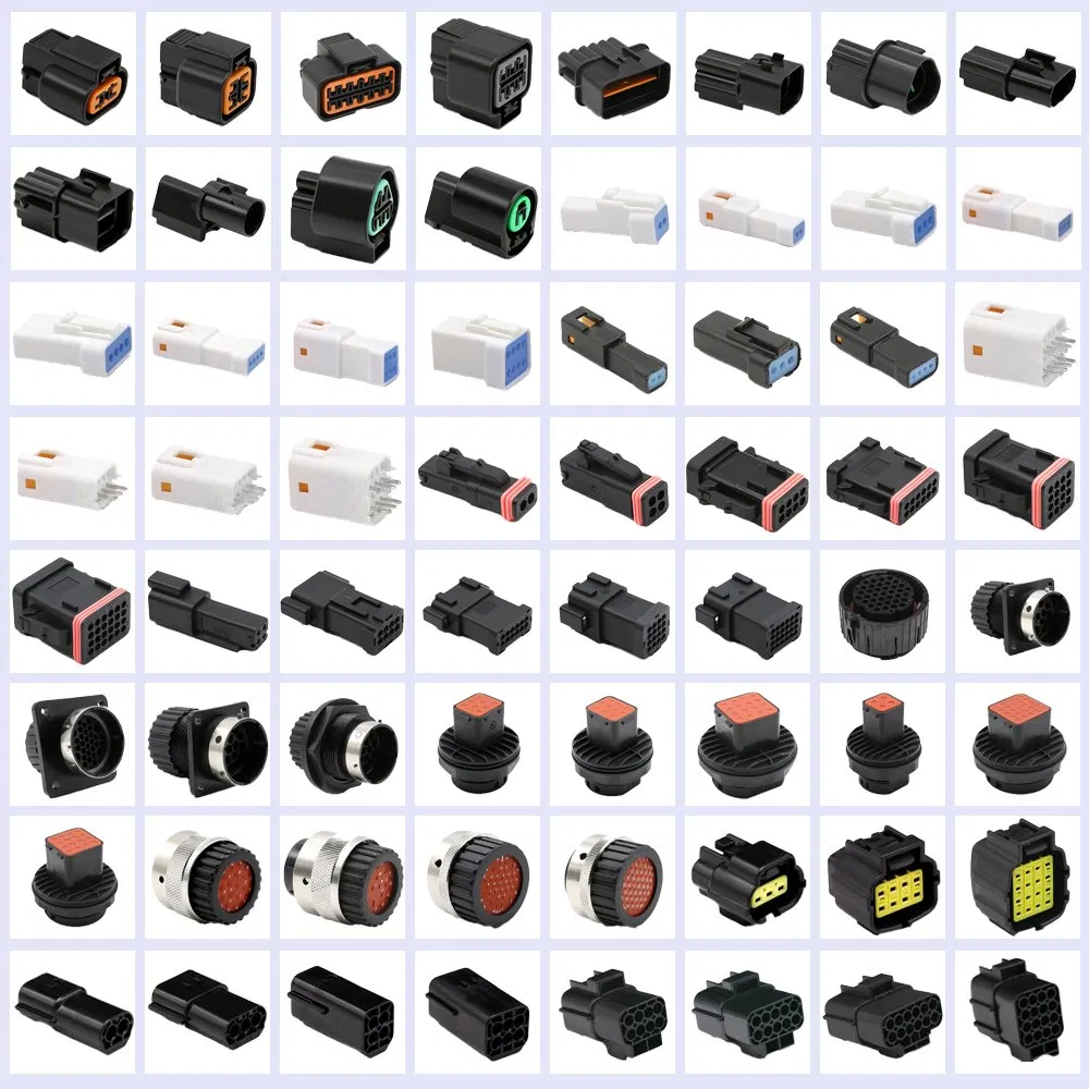 Conectores eléctricos automotrices impermeables de alta calidad para arneses de cableado