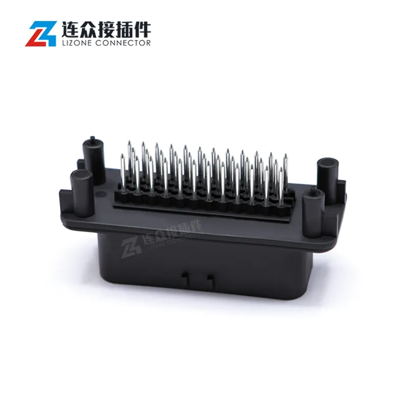 1-776231-1 35pin Conector ECU vertical negro a prueba de agua para automóviles, conector PCB de la serie Ampseal