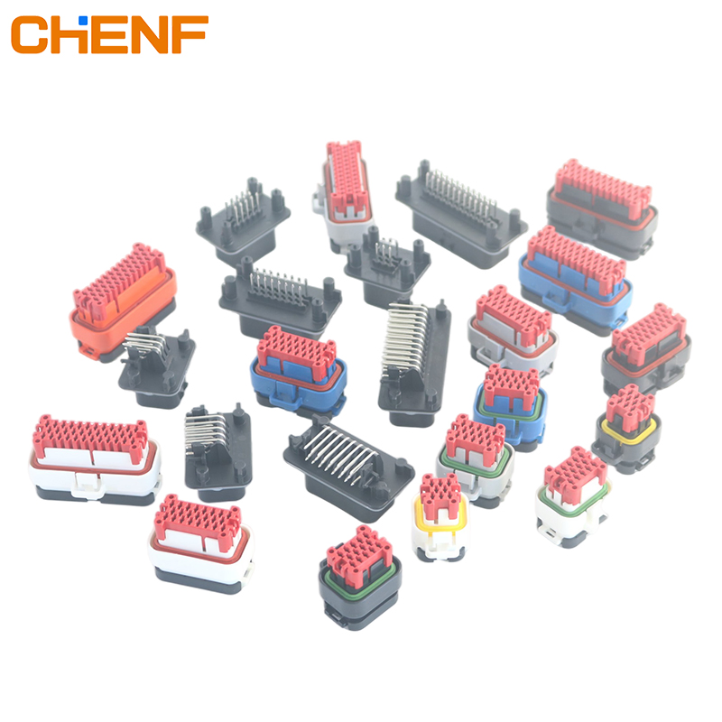Conector de potencia rápido de arnés de cableado sellado de nylon con contacto de latón automotriz 8 vías 776286-1 personalizado