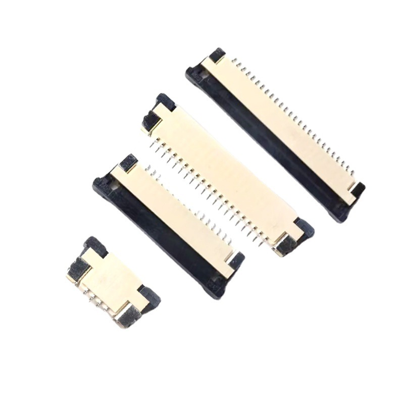 0.5 Conector FFC FPC con conector de cabezal con bloqueo flip blindado