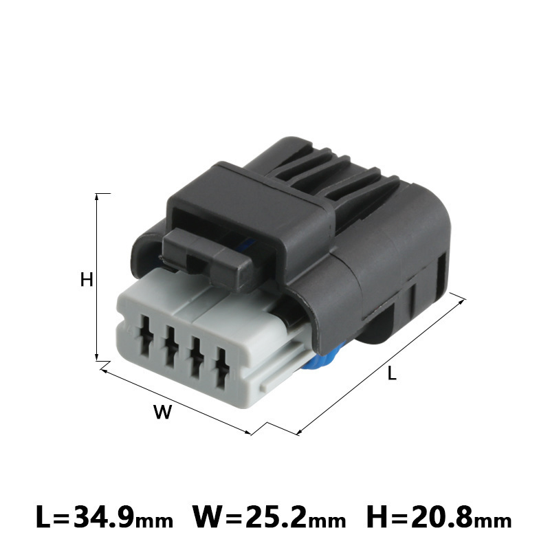 4p Conector de Coche 211PC042s4021 Es Adecuado para Cámara de Reversa Conector de Sensor de Presión Se Puede Equipar con Arnés de Cableado